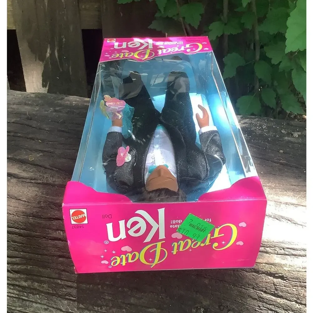 1995 Great Date Ken 14837 Mattel Vintage NIB New Tuxedo Bouquet Toy Gift